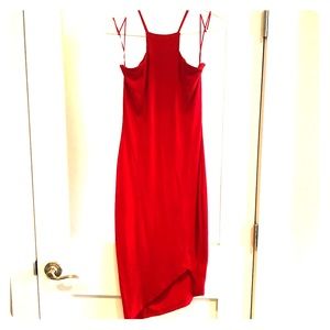 Red Hot Express Asymmetrical Dress - S
